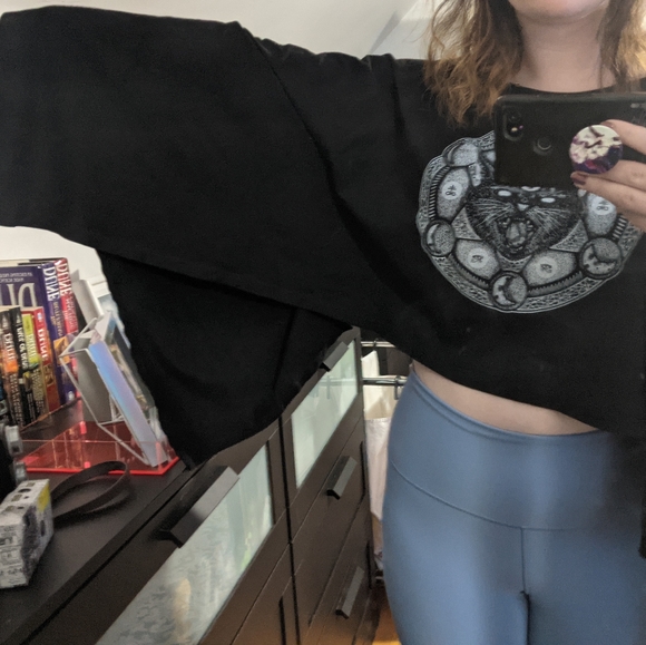 Rat Baby crop kimono top - Picture 3 of 8